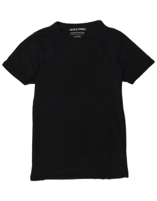 Camiseta masculina Jack & Jones Top médio algodão azul marinho