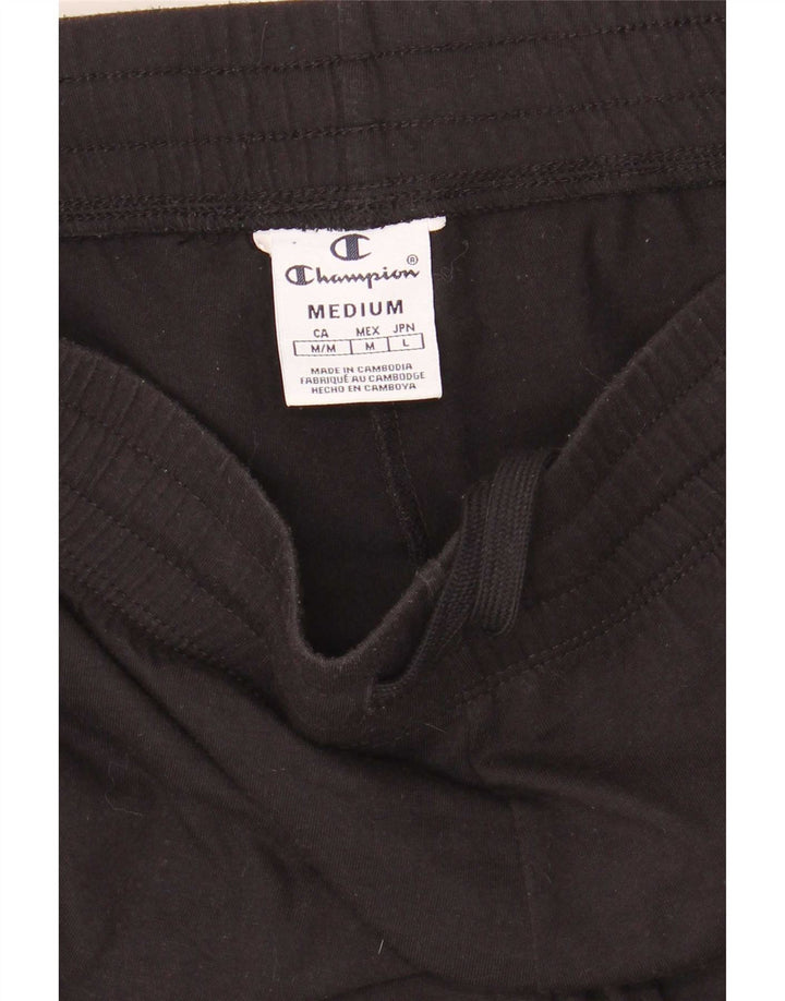 Shorts esportivos gráficos femininos Champion UK 12 médio preto