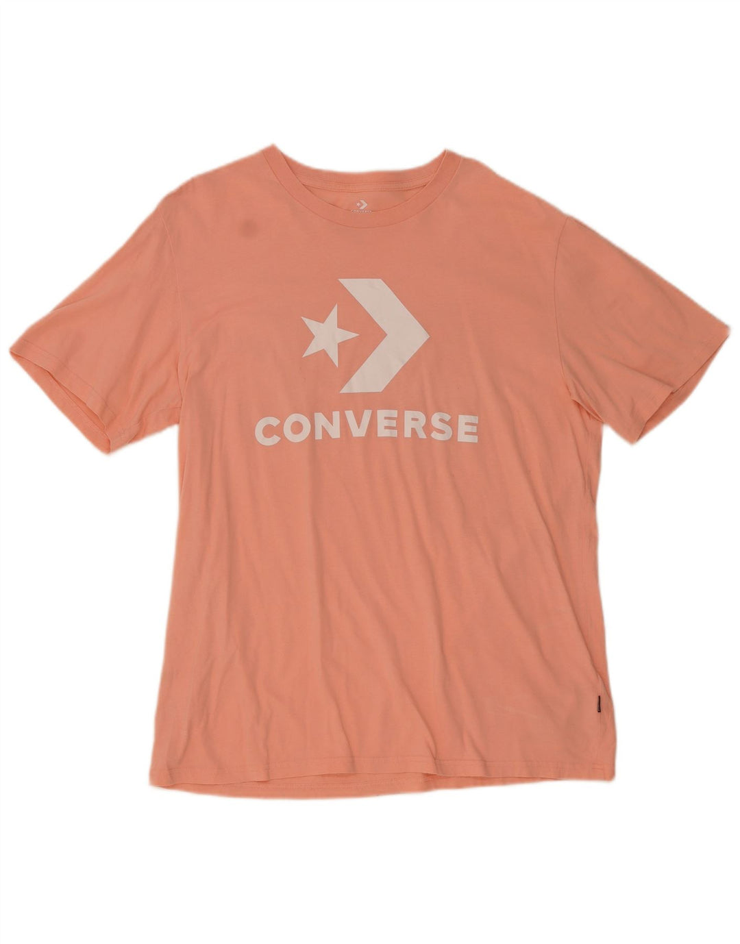 Camiseta gráfica masculina CONVERSE Top XL algodão rosa