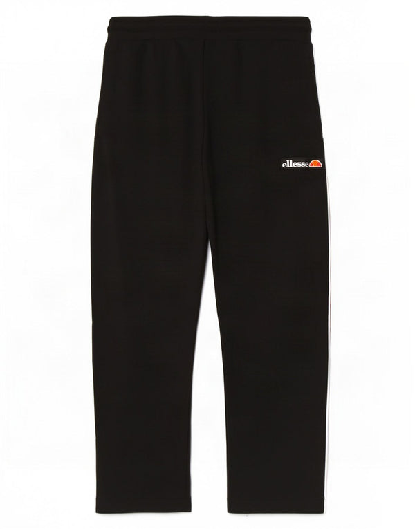 Calça de treino masculina Ellesse com estampa gráfica média preta de algodão colorblock