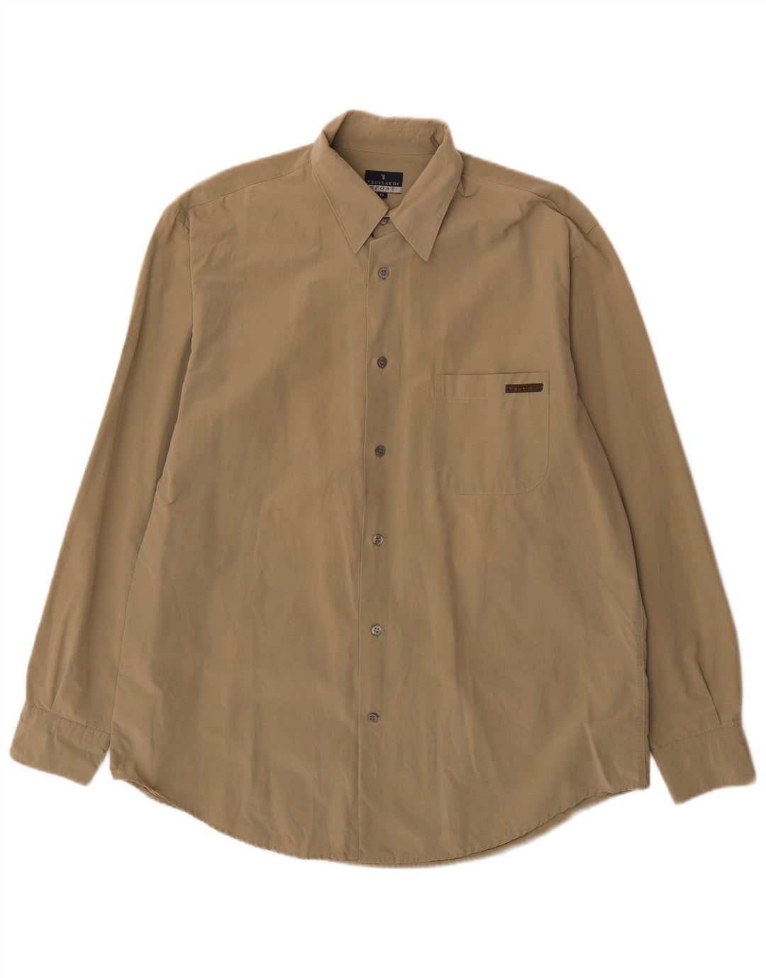 Camisa masculina Trussardi Regular Fit XL cáqui