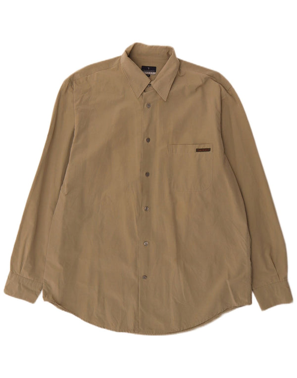 Camisa masculina Trussardi Regular Fit XL cáqui