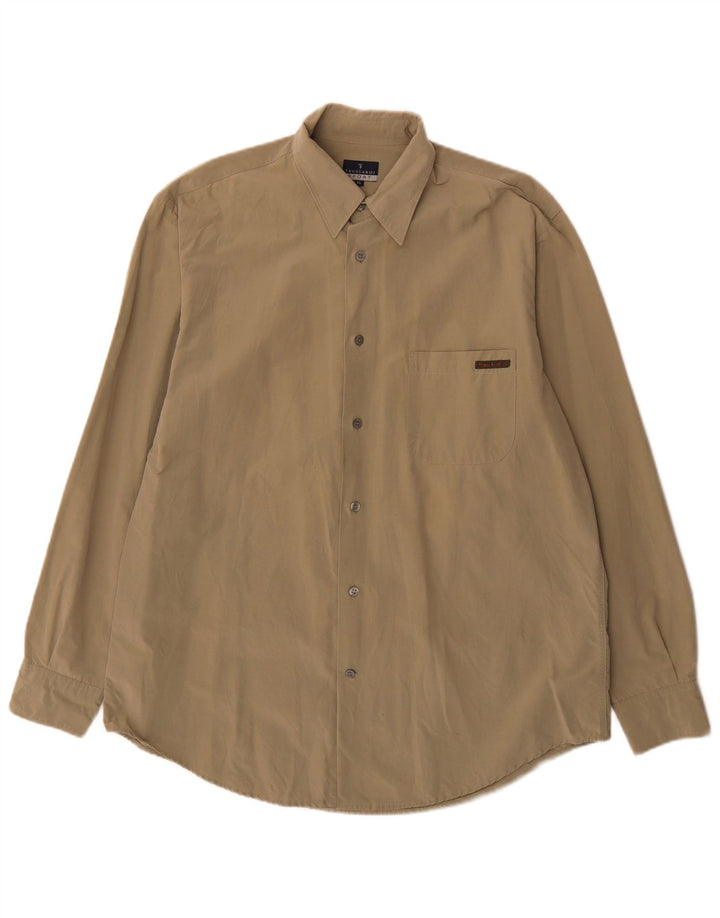 Camisa masculina Trussardi Regular Fit XL cáqui