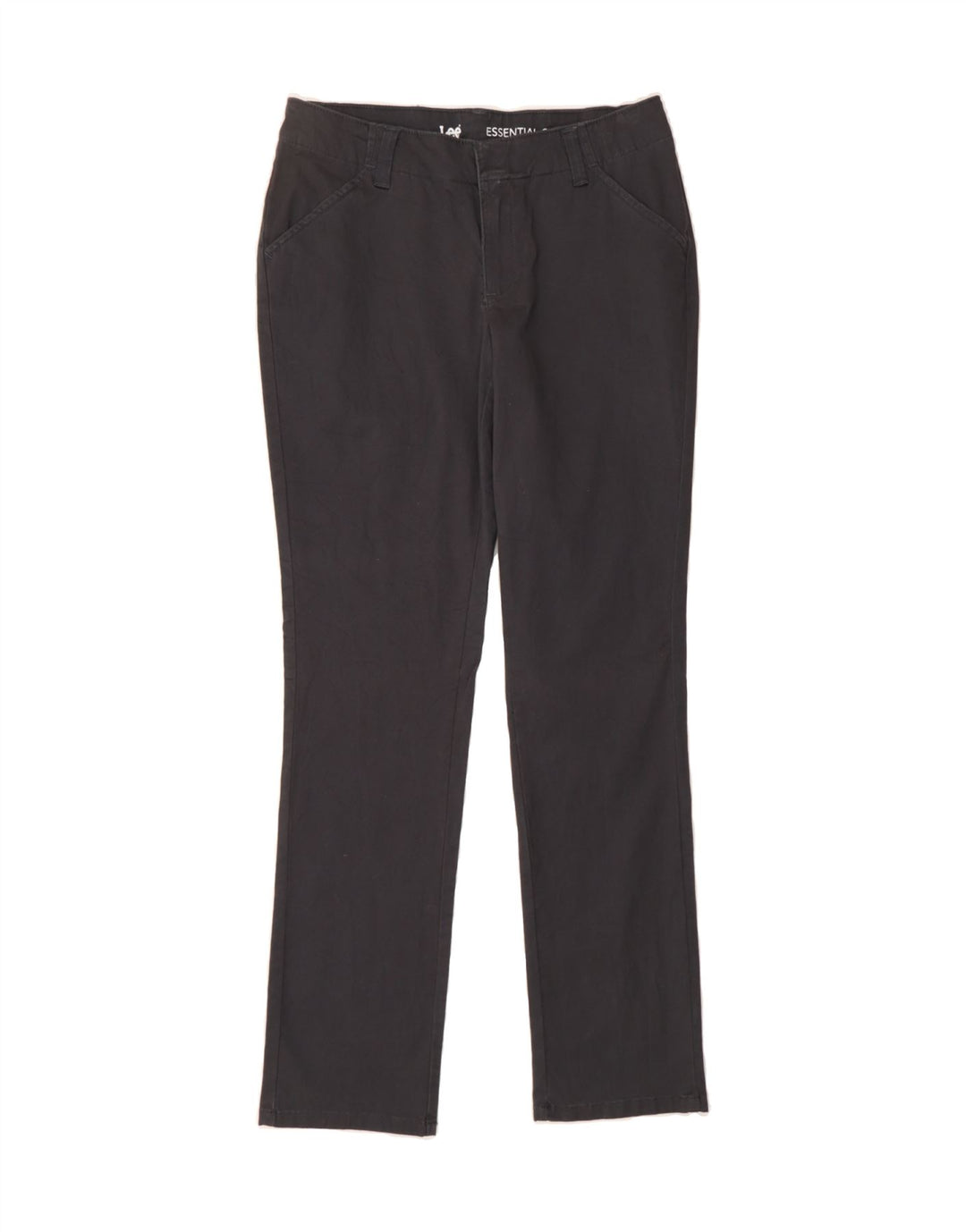 LEE Womens Slim Chino Trousers US 4 Small W32 L30 Black Cotton Vintage Lee and Second-Hand Lee from Messina Hembry 