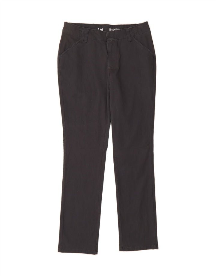LEE Womens Slim Chino Trousers US 4 Small W32 L30 Black Cotton Vintage Lee and Second-Hand Lee from Messina Hembry 