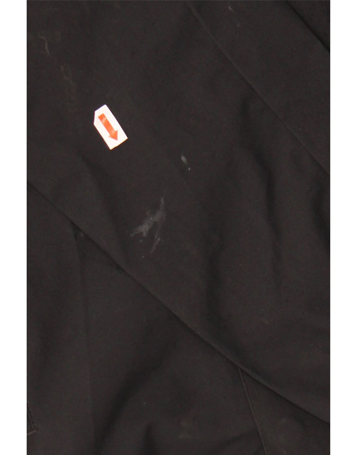 Jaqueta corta-vento com capuz para meninos ADIDAS 9-10 anos preto poliéster