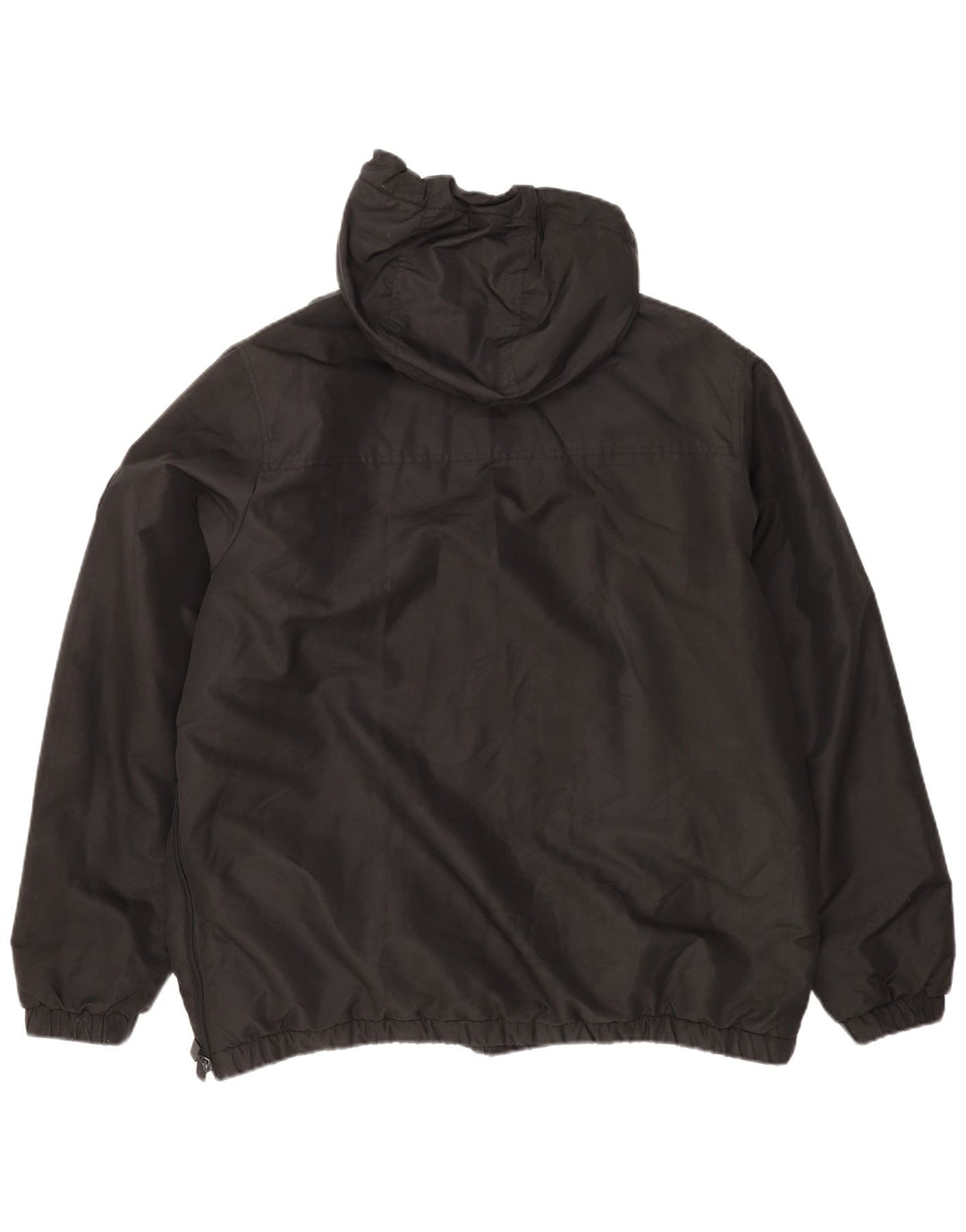 Jaqueta masculina Ellesse com capuz gráfico Anorak UK 44 2XL poliéster preto
