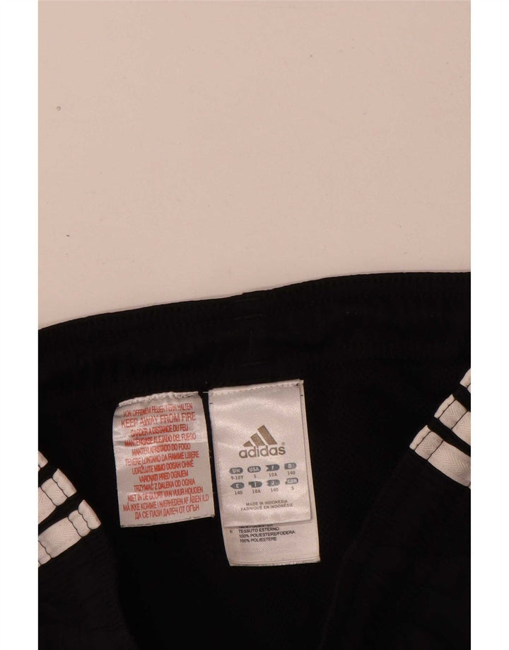 Shorts esportivos Adidas meninos 9-10 anos preto poliéster