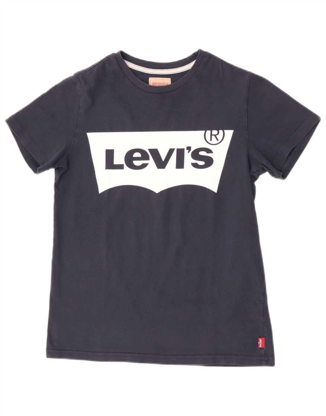 Camiseta Levi's Boys Regular Graphic Top 13-14 Anos Azul Marinho Logotipo