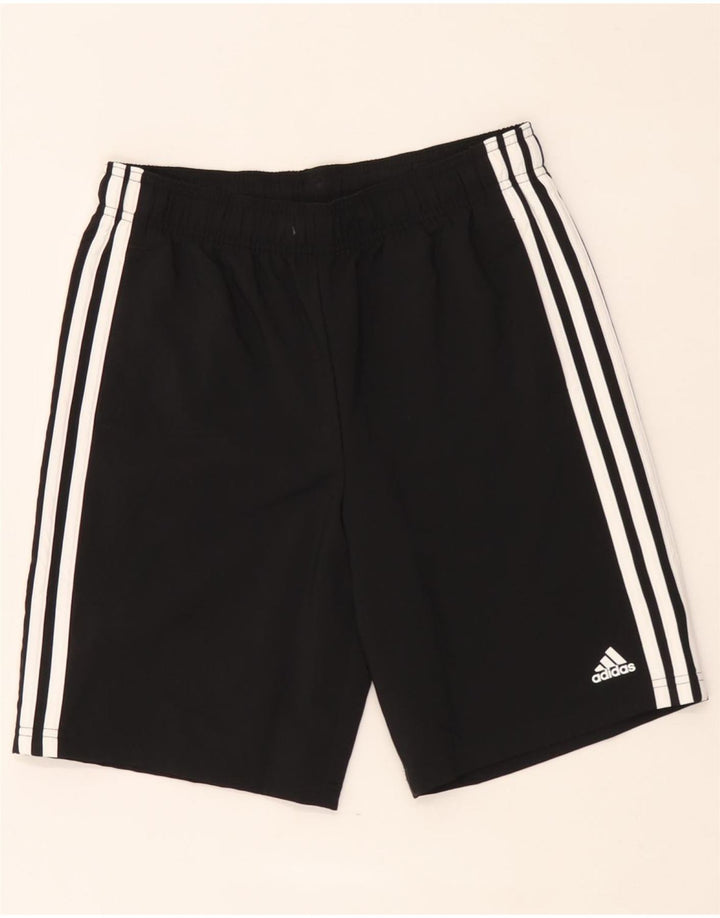 Shorts esportivos Adidas meninos 13-14 anos preto poliéster