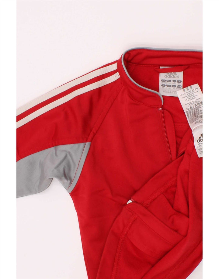 Jaqueta Adidas Baby Boys Treino Top 12-18 Meses Poliéster Vermelho