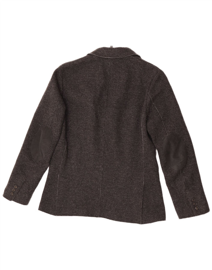 Jaqueta Blazer Feminina Cerruti 1881 com 3 Botões IT 50 XL Lã Cinza