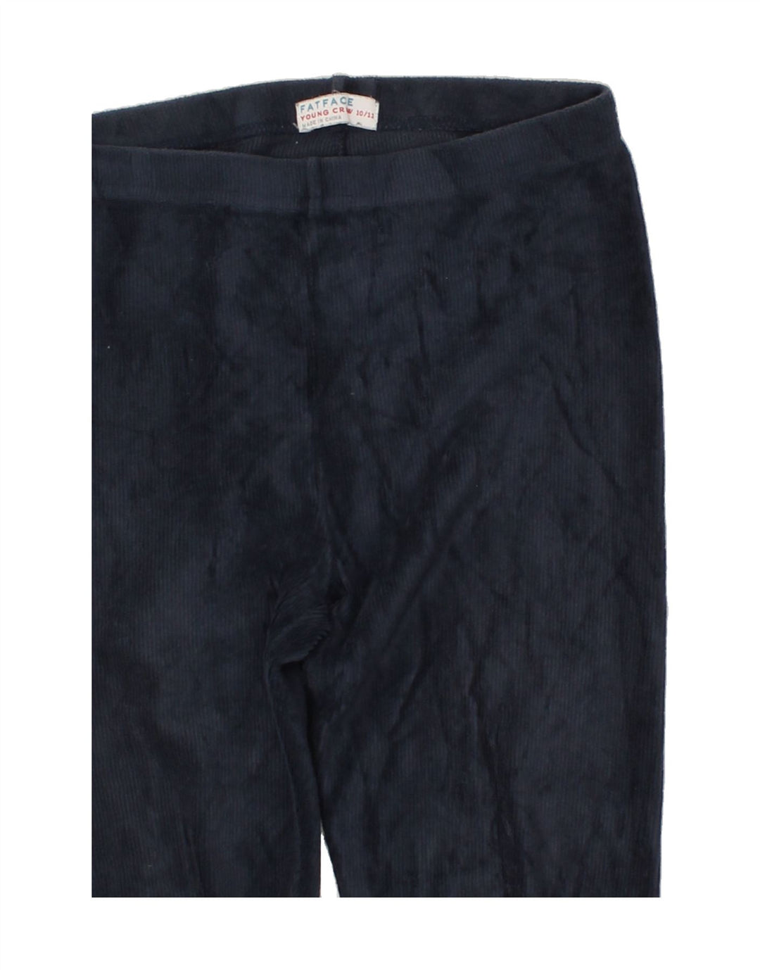 FAT FACE Girls Leggings 10-11 Years Navy Blue Cotton Vintage Fat Face and Second-Hand Fat Face from Messina Hembry 