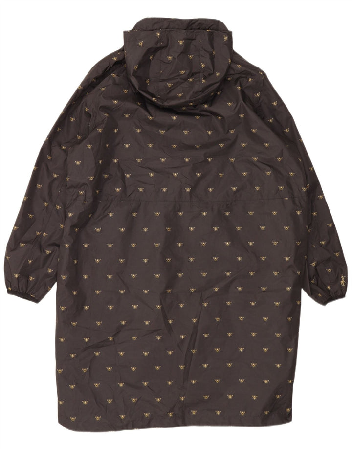 Capa de chuva feminina com capuz Joules UK 20 2XL poliéster preto