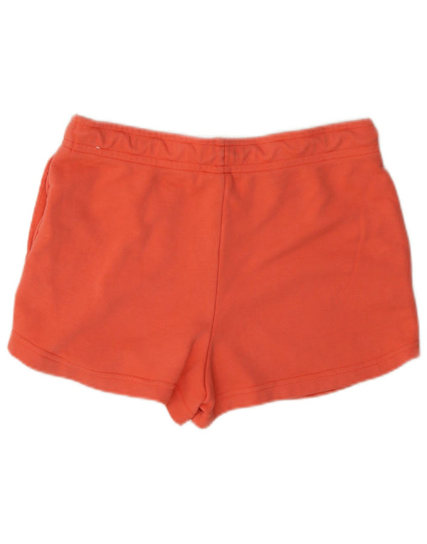 Shorts esportivos femininos Nike UK 10 pequeno algodão rosa
