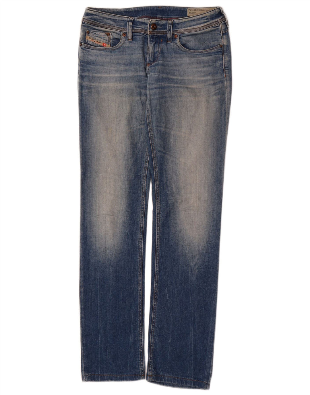 DIESEL Jeans retos femininos W25 L31 algodão azul
