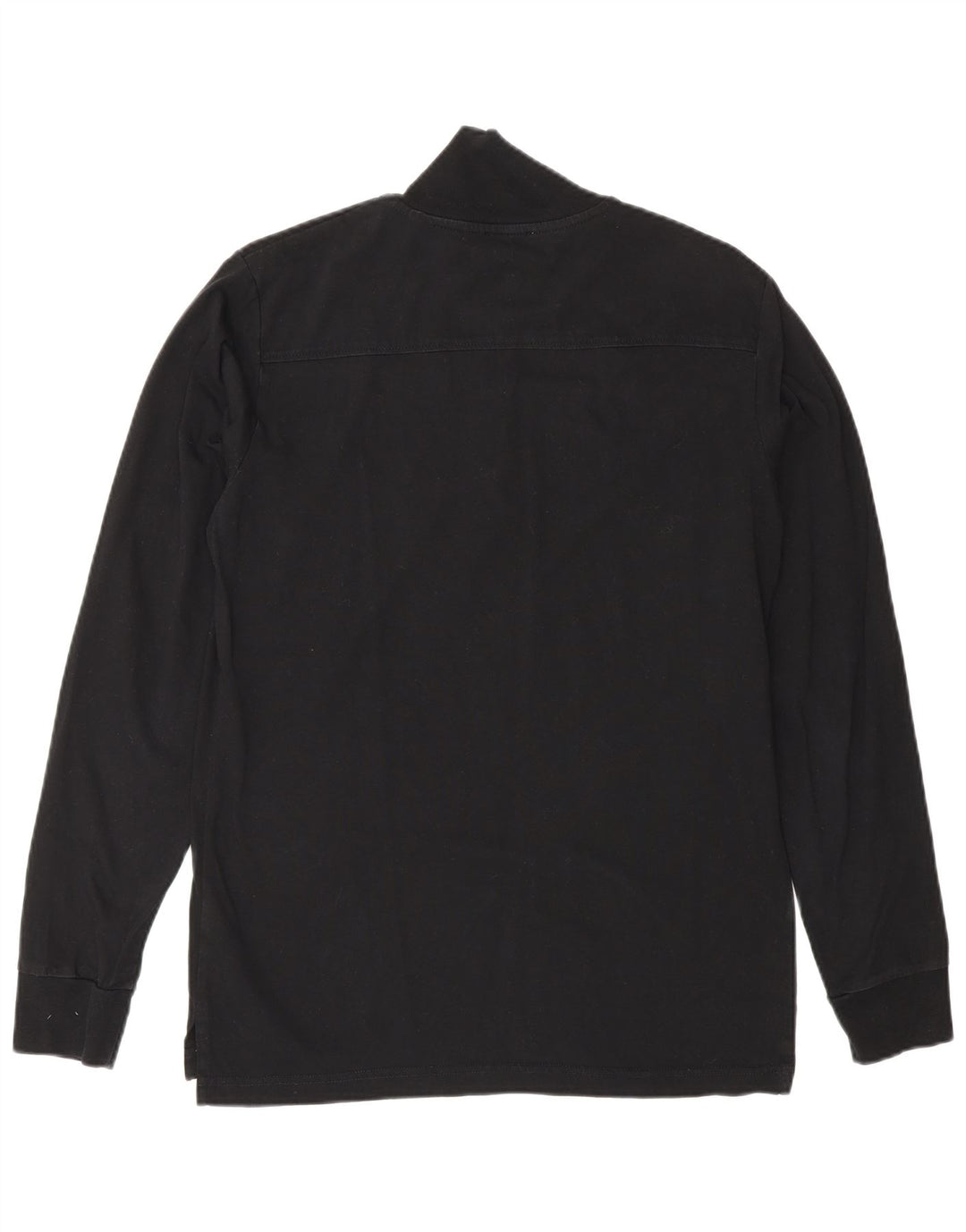 Suéter masculino diesel com zíper e gola alta de algodão preto pequeno