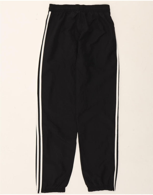 Adidas meninos calças de treino gráfico joggers 13-14 anos preto poliéster