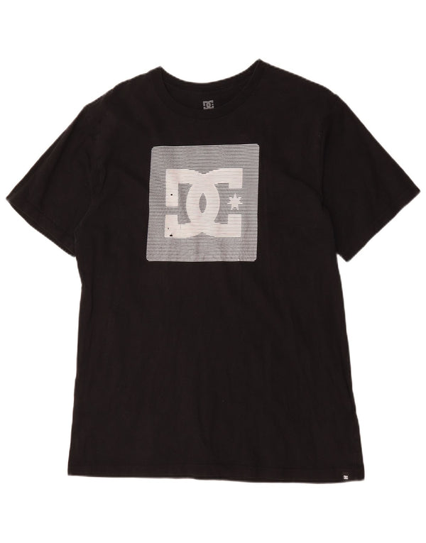 Camiseta gráfica masculina DC Top XL algodão preto