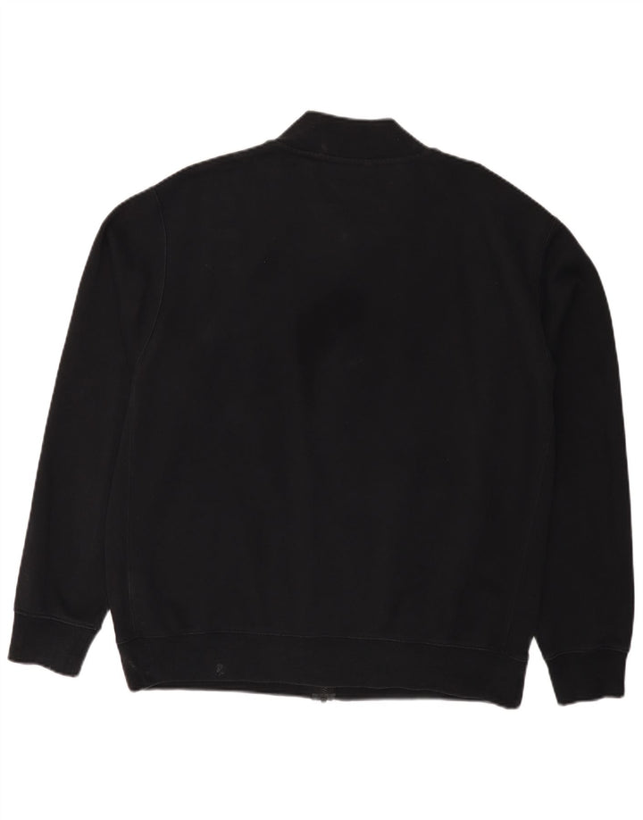 Nike Mens Treino Top Jaqueta Grande Algodão Preto