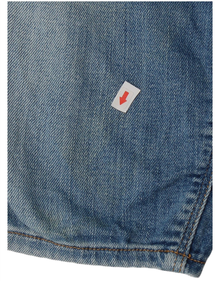 Shorts jeans masculino Tommy Hilfiger W29 pequeno azul