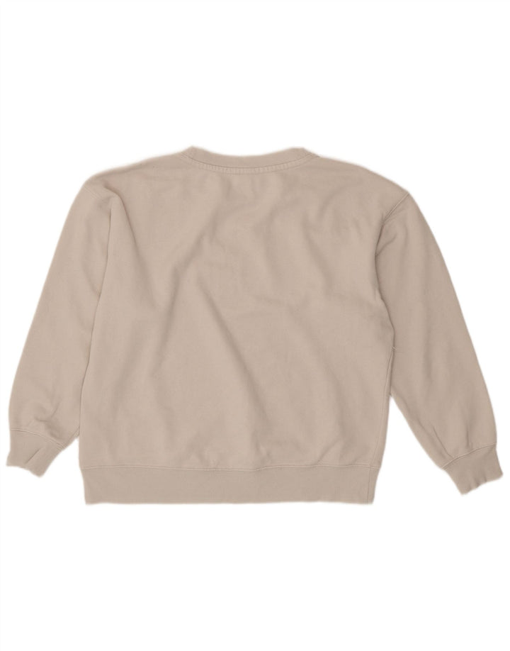Suéter feminino CALVIN KLEIN Performance com capuz UK 14 Médio Off White