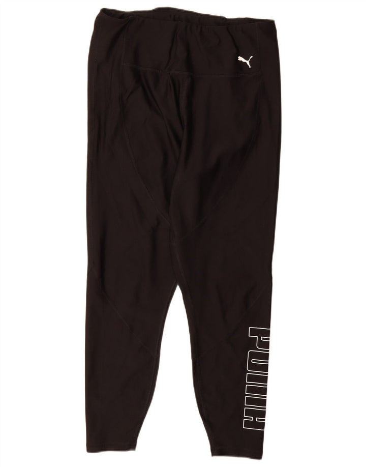 Leggings PUMA Feminino UK 14 Grande Preto