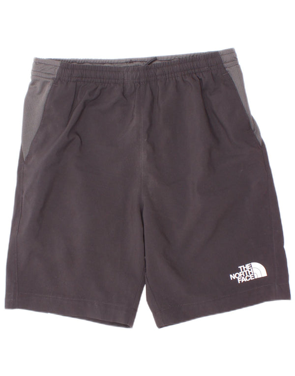 Shorts esportivos The North Face Boys 11-12 anos grande bloco cinza