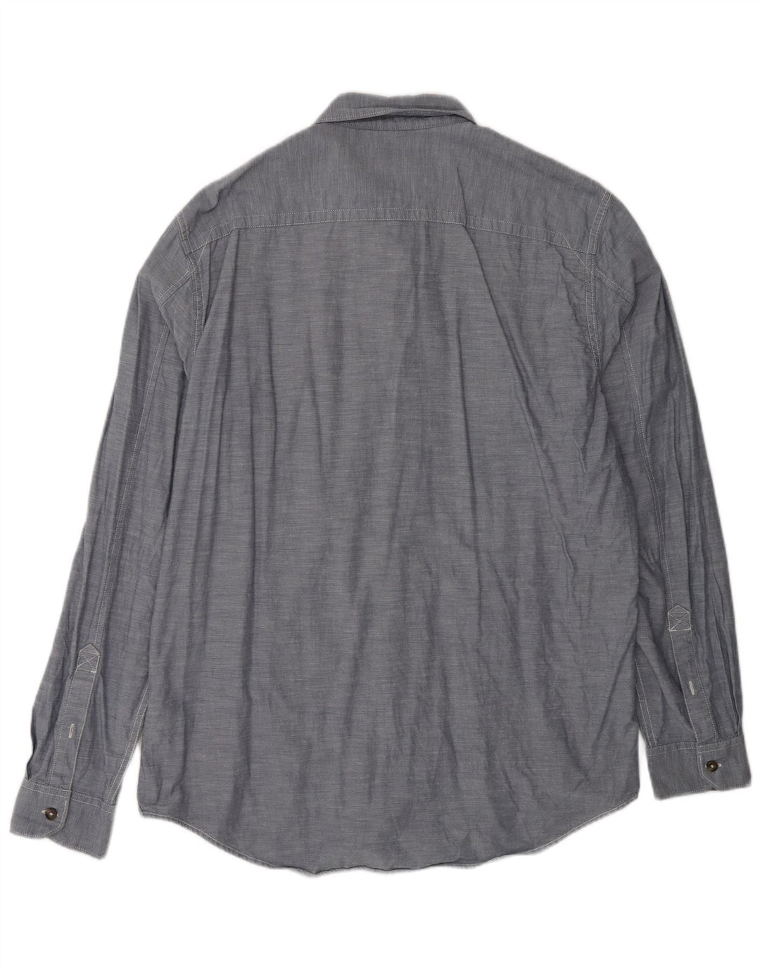 Camisa masculina Slim Fit TIMBERLAND XL cinza algodão