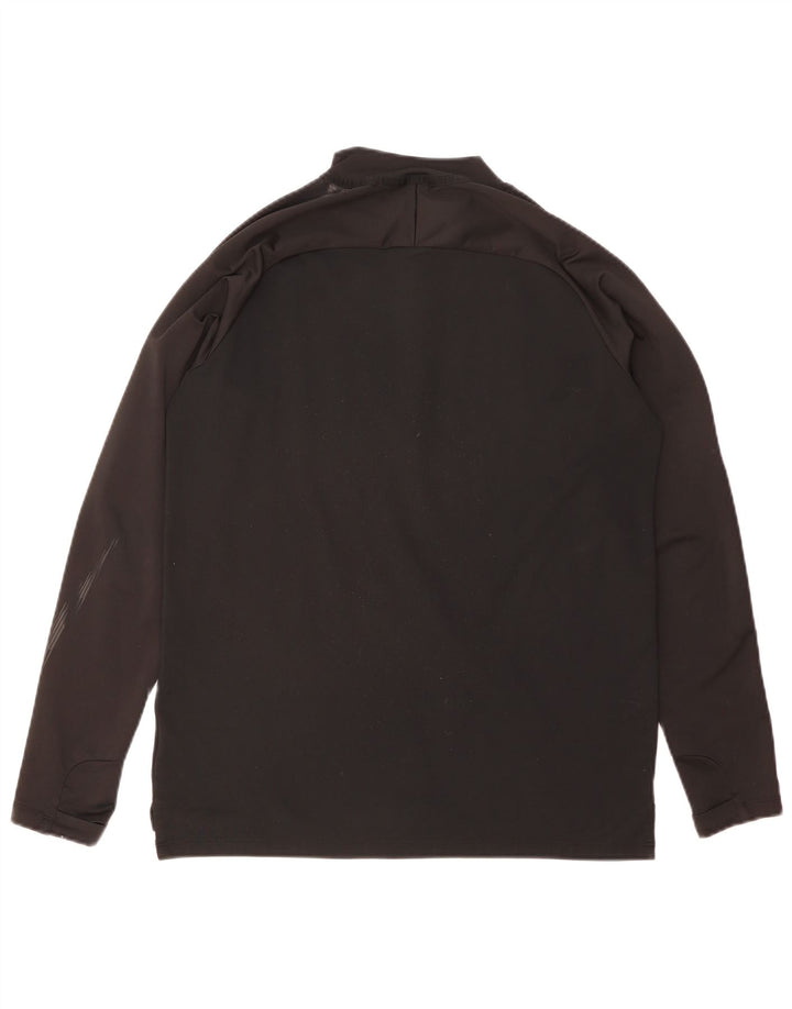 Nike Mens Dri Fit Graphic Pullover Treino Top Médio Preto Colourblock