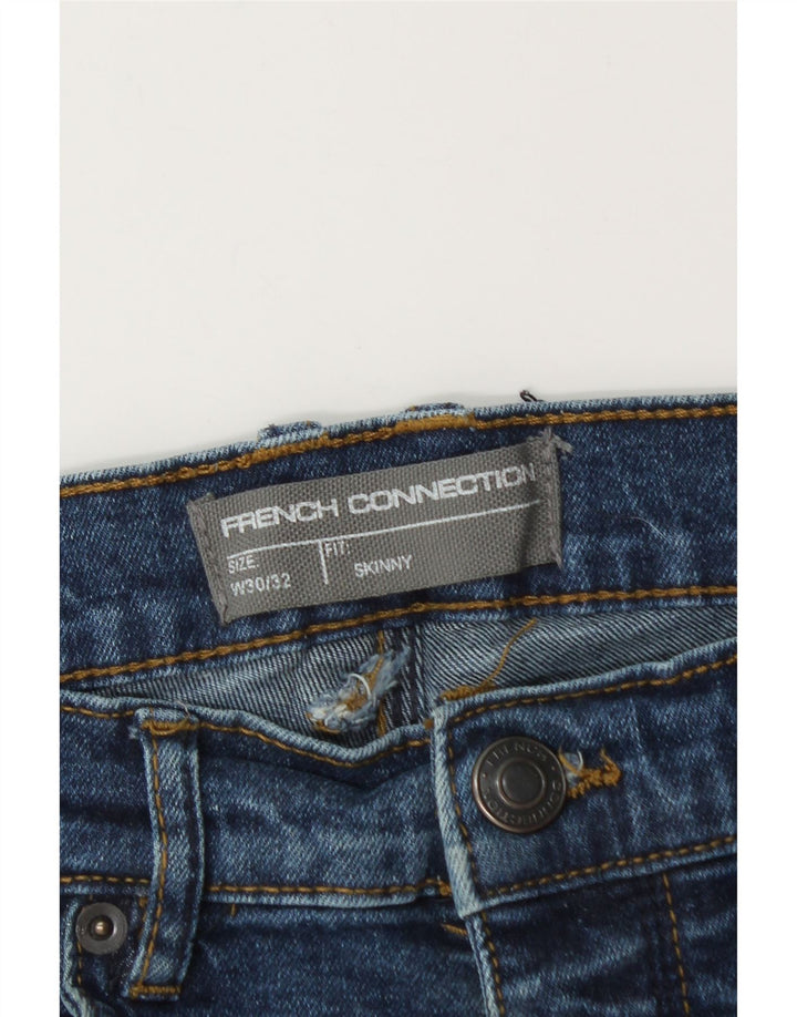 Jeans skinny feminino French Connection W30 L32 algodão azul