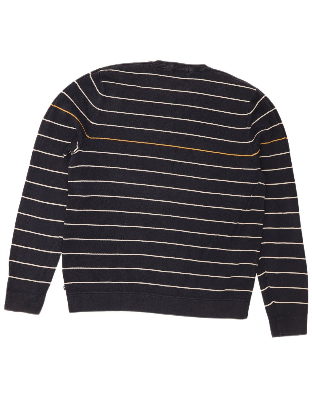 Suéter masculino Marks & Spencer Blue Harbor com gola redonda, azul marinho médio