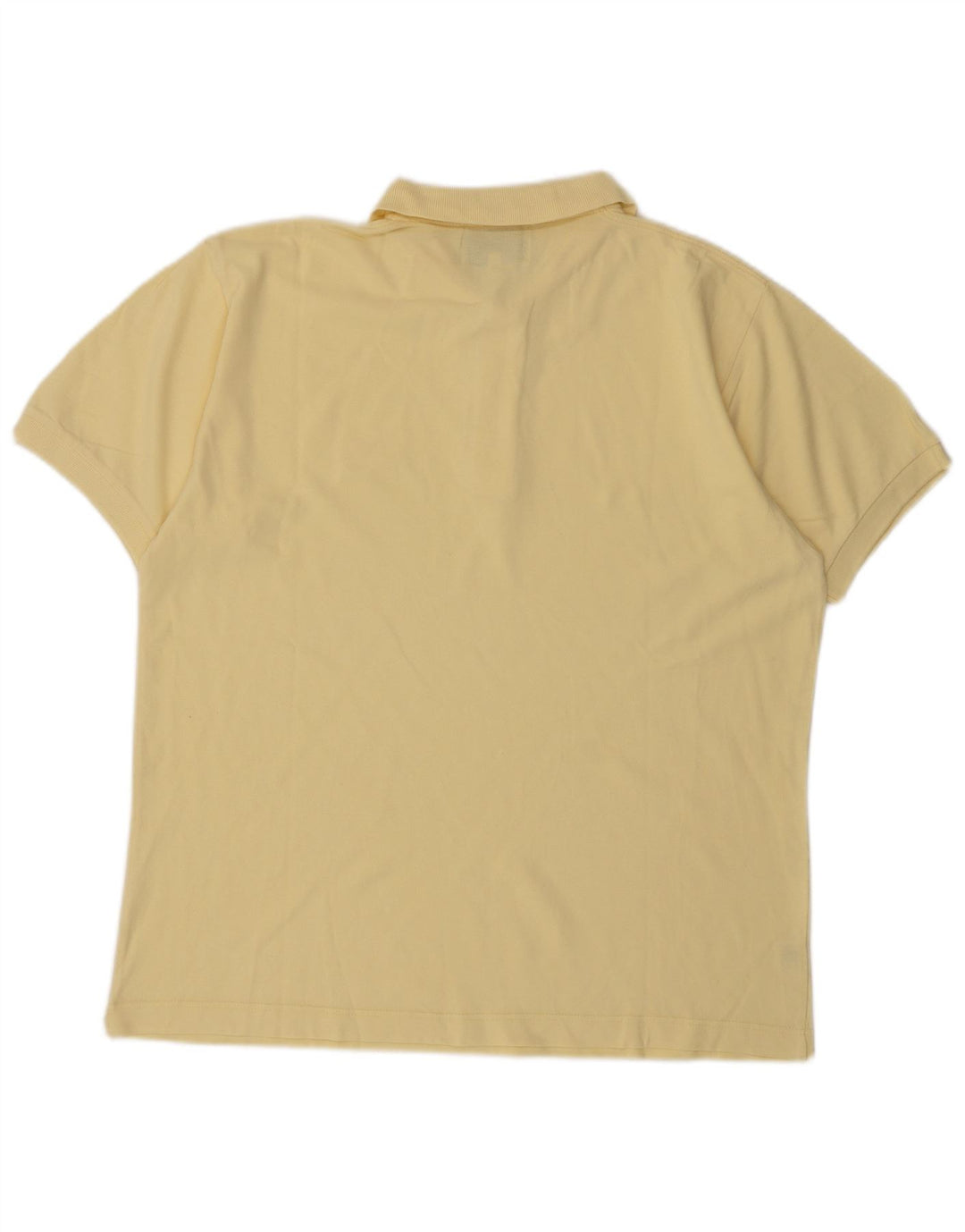 Camisa polo masculina James Dillon grande algodão amarelo