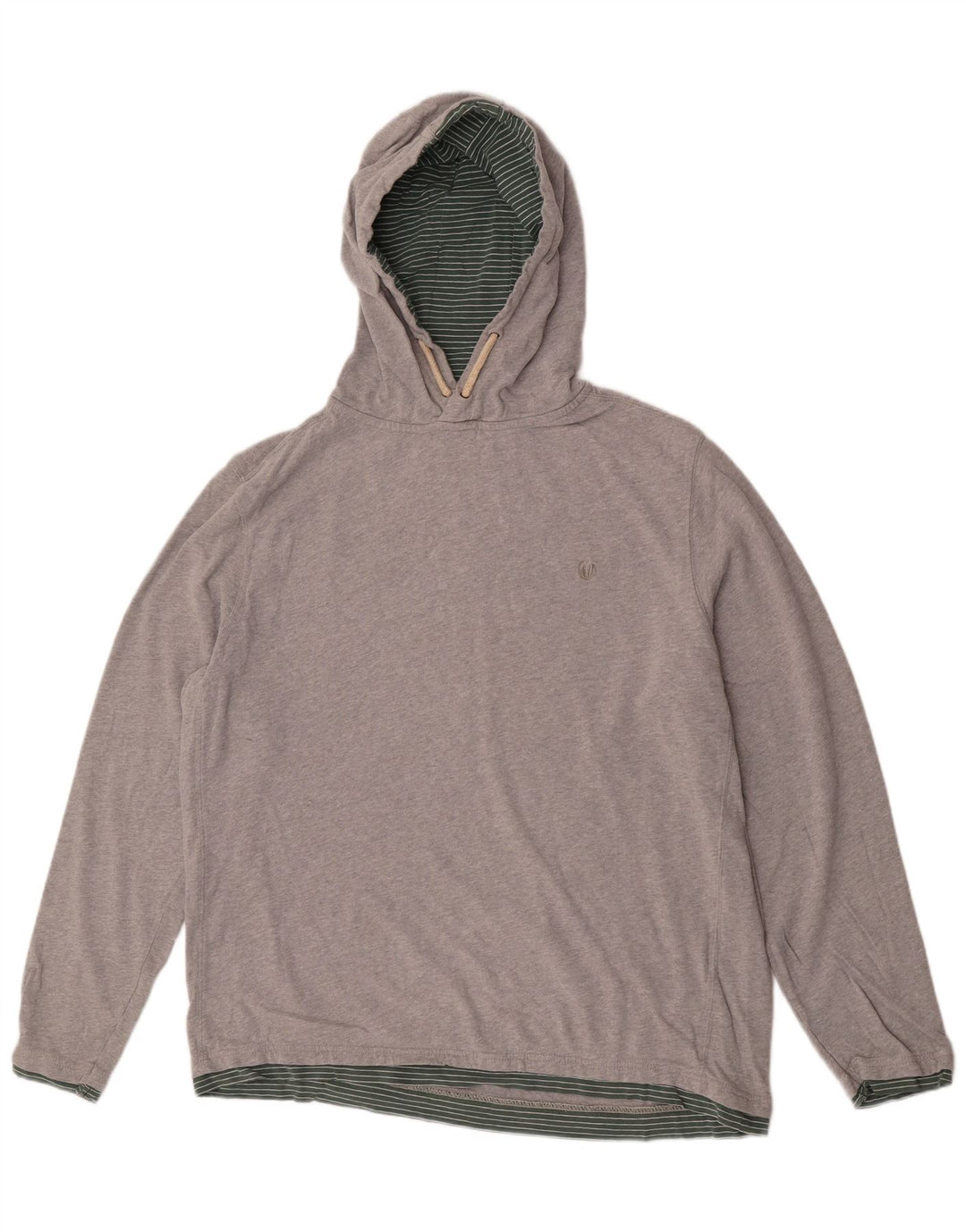 Jumper com capuz masculino Fat Face XL algodão cinza