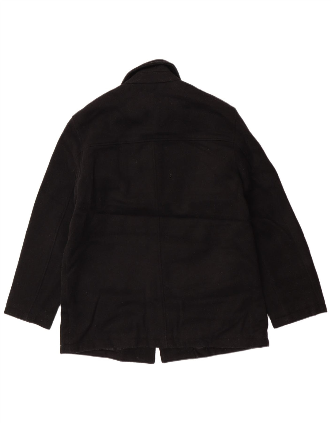 Sobretudo masculino J. Crew UK 40 grande lã preta