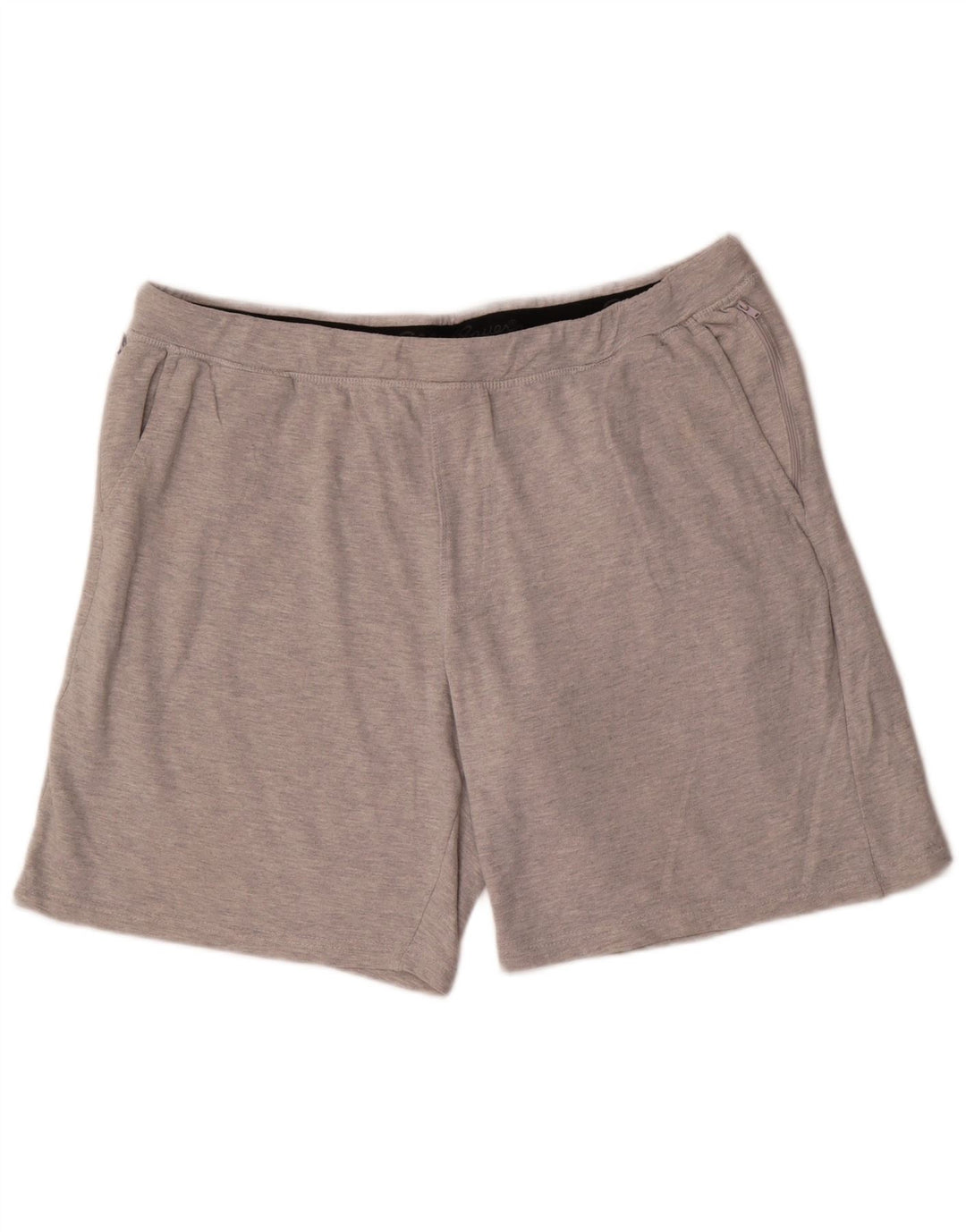 Eddie Bauer Mens Sport Shorts XL Algodão Cinza