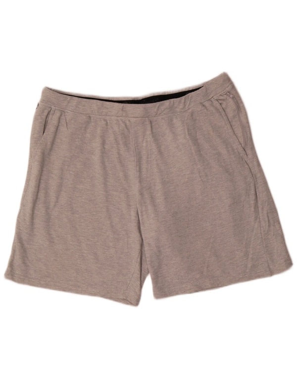 Eddie Bauer Mens Sport Shorts XL Algodão Cinza