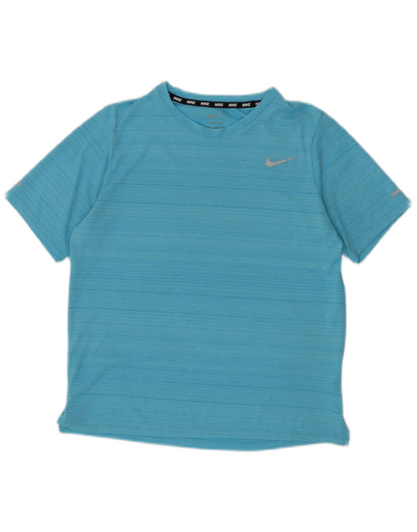 Camiseta Nike Boys Dri Fit Top 13-14 Anos XL Azul Riscas de Poliéster