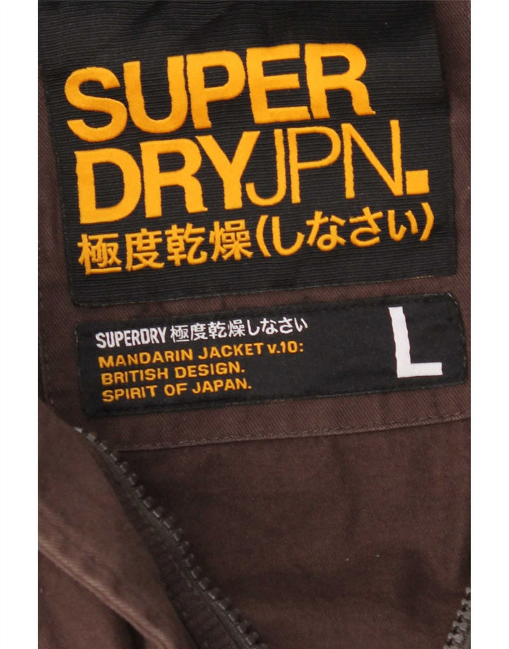 Jaqueta utilitária masculina Superdry UK 40 grande marrom