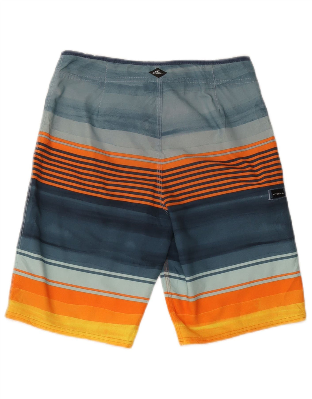 Shorts de natação masculino O'Neill XS poliéster listrado multicolorido