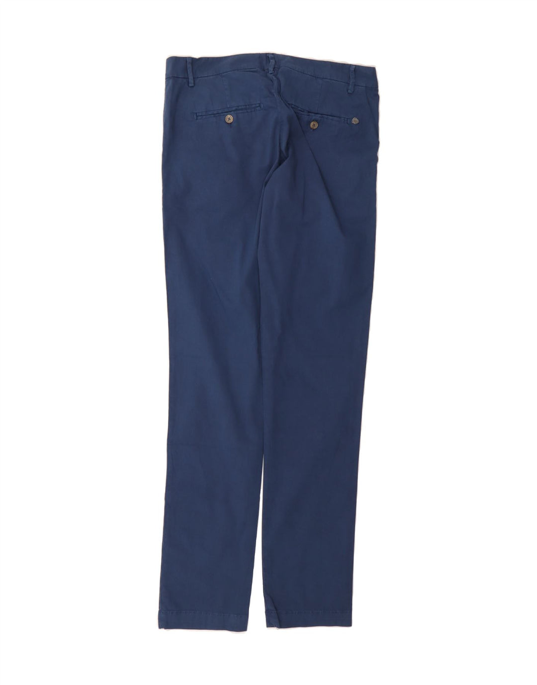 ROY ROGERS Mens Slim Suit Trousers W32 L35 Navy Blue Cotton Vintage Roy Rogers and Second-Hand Roy Rogers from Messina Hembry 
