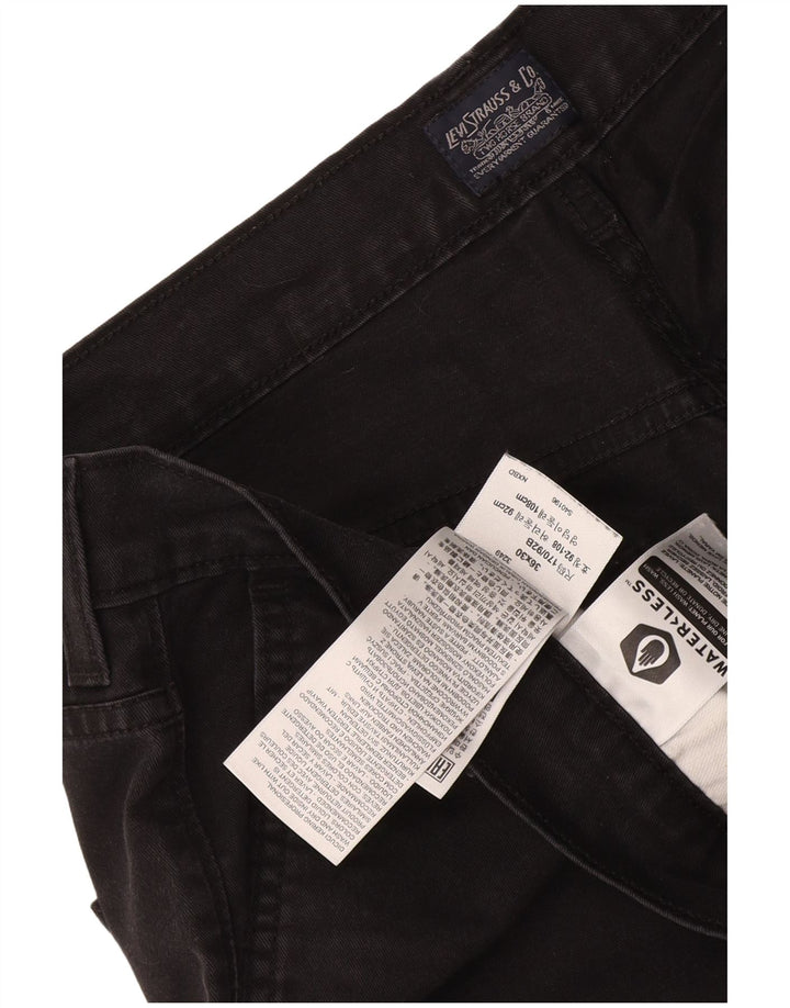 Calça Chino Masculina Levi's W36 L30 Algodão Preto