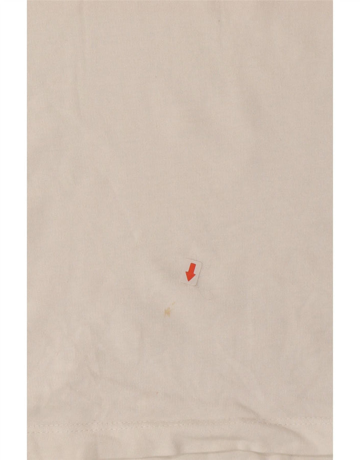 Camiseta gráfica masculina Jack & Jones Top médio algodão branco