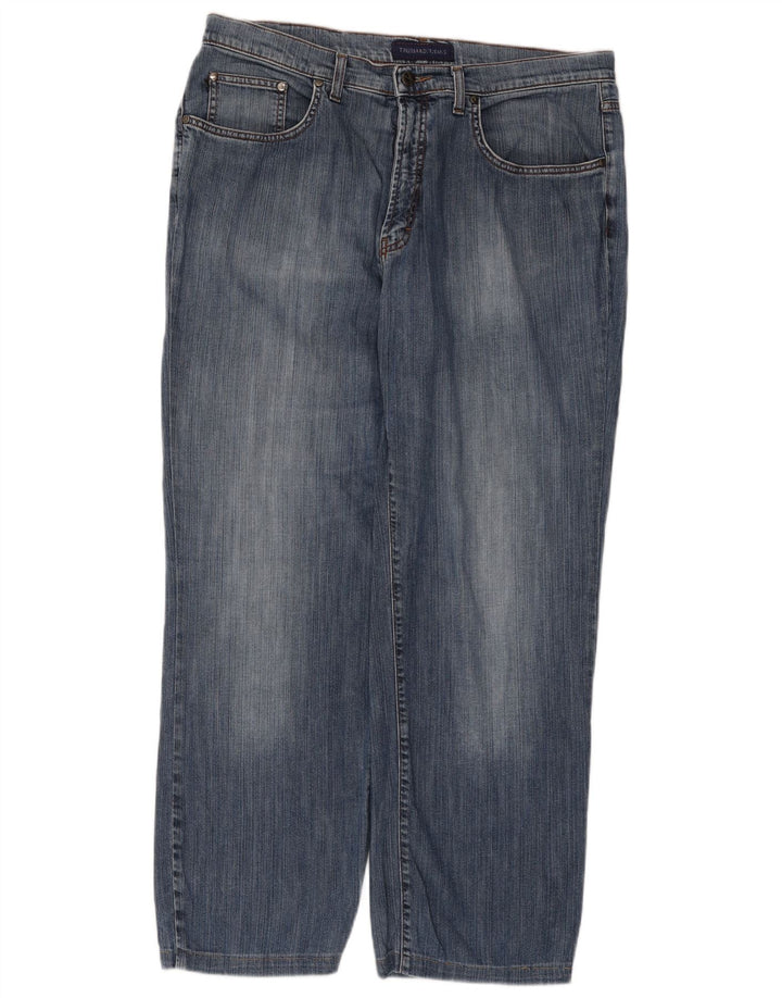 Jeans retos masculinos Trussardi W38 L30 azul