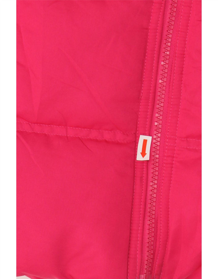 Colete acolchoado feminino Adidas UK 6 XS rosa poliéster
