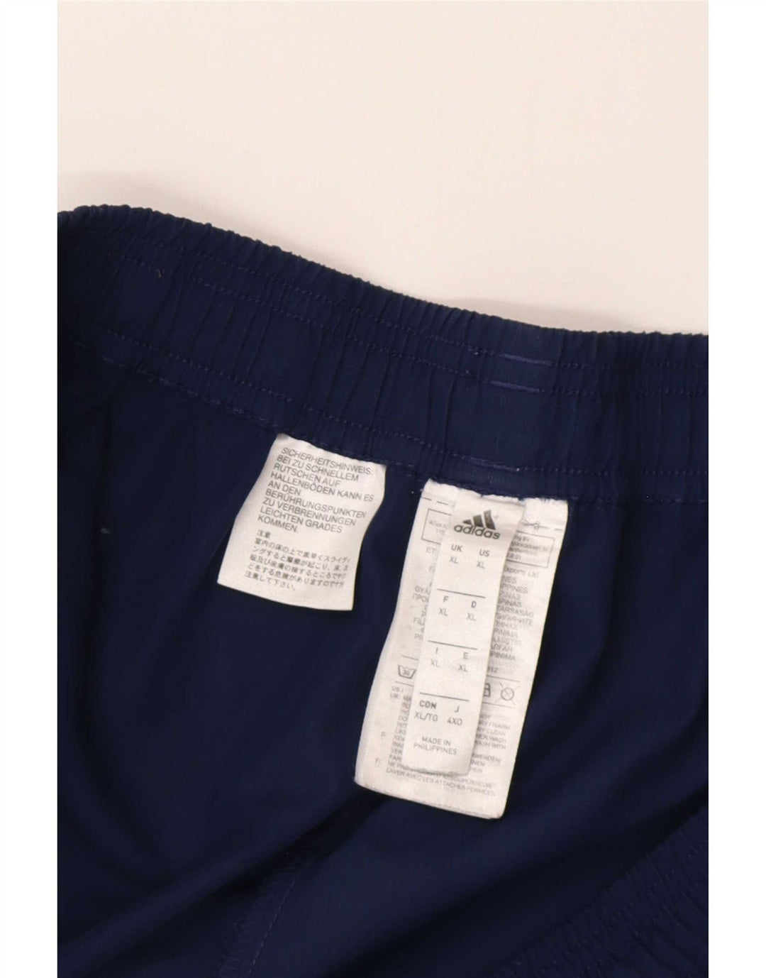 Calça Adidas Masculino Climalite XL Azul Marinho Poliéster