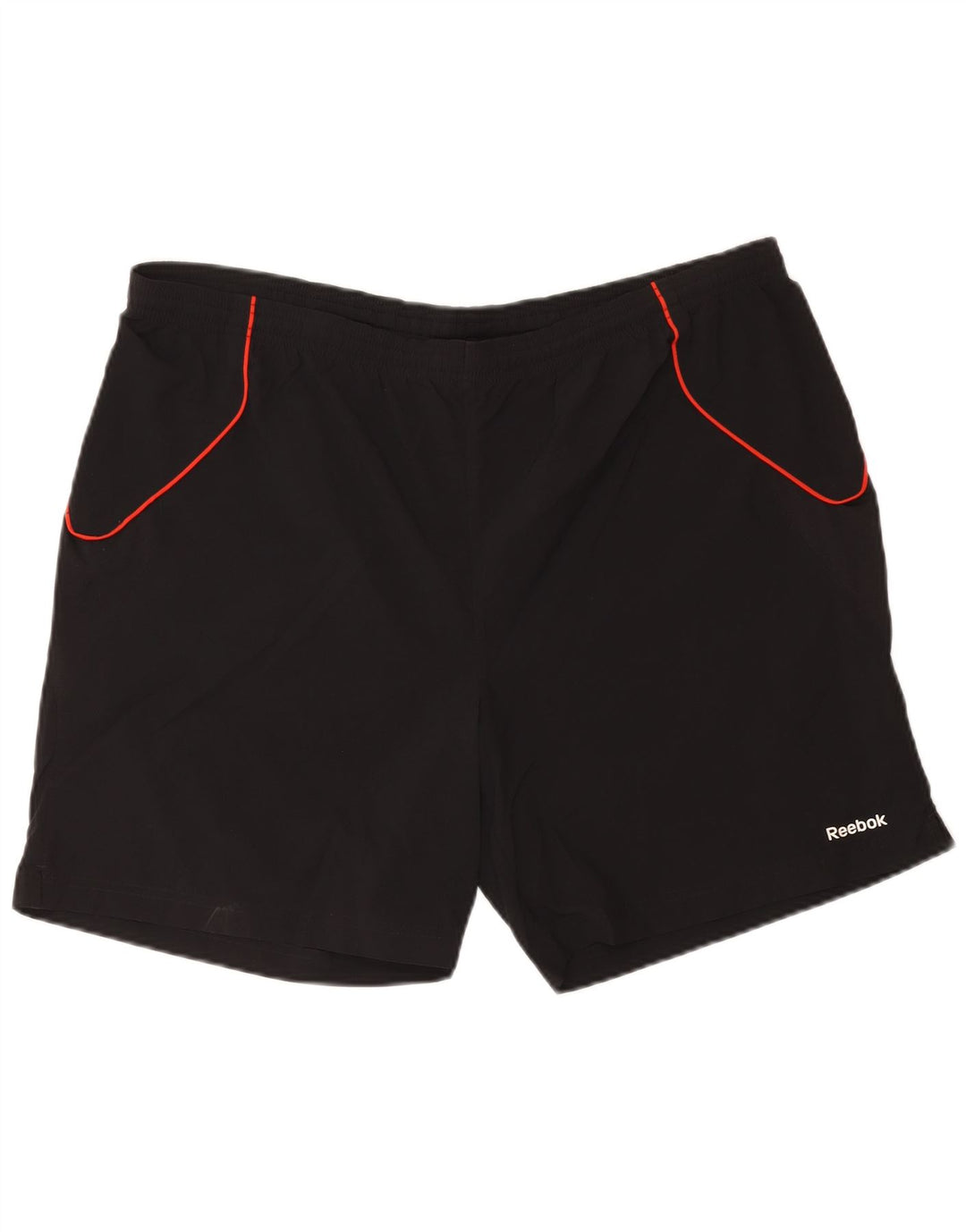 Shorts esportivos masculinos Reebok XL poliéster preto