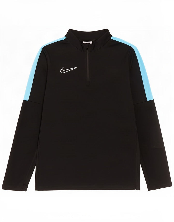 Top de treino Nike Boys Dri Fit pulôver 11-12 anos preto colorblock