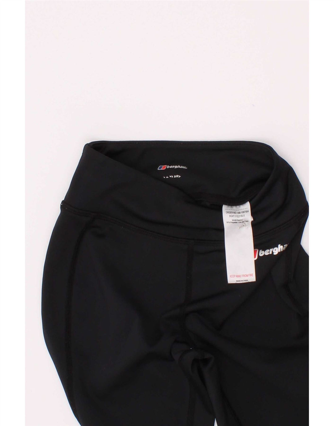 Leggings Berghaus para meninas 5-6 anos poliéster preto
