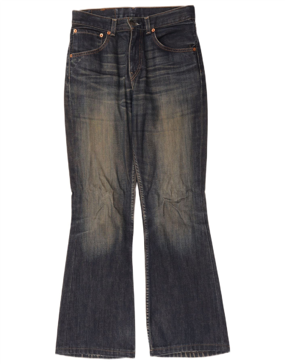 Calça jeans feminina Levi's 525 Bootcut W29 L30 azul marinho algodão